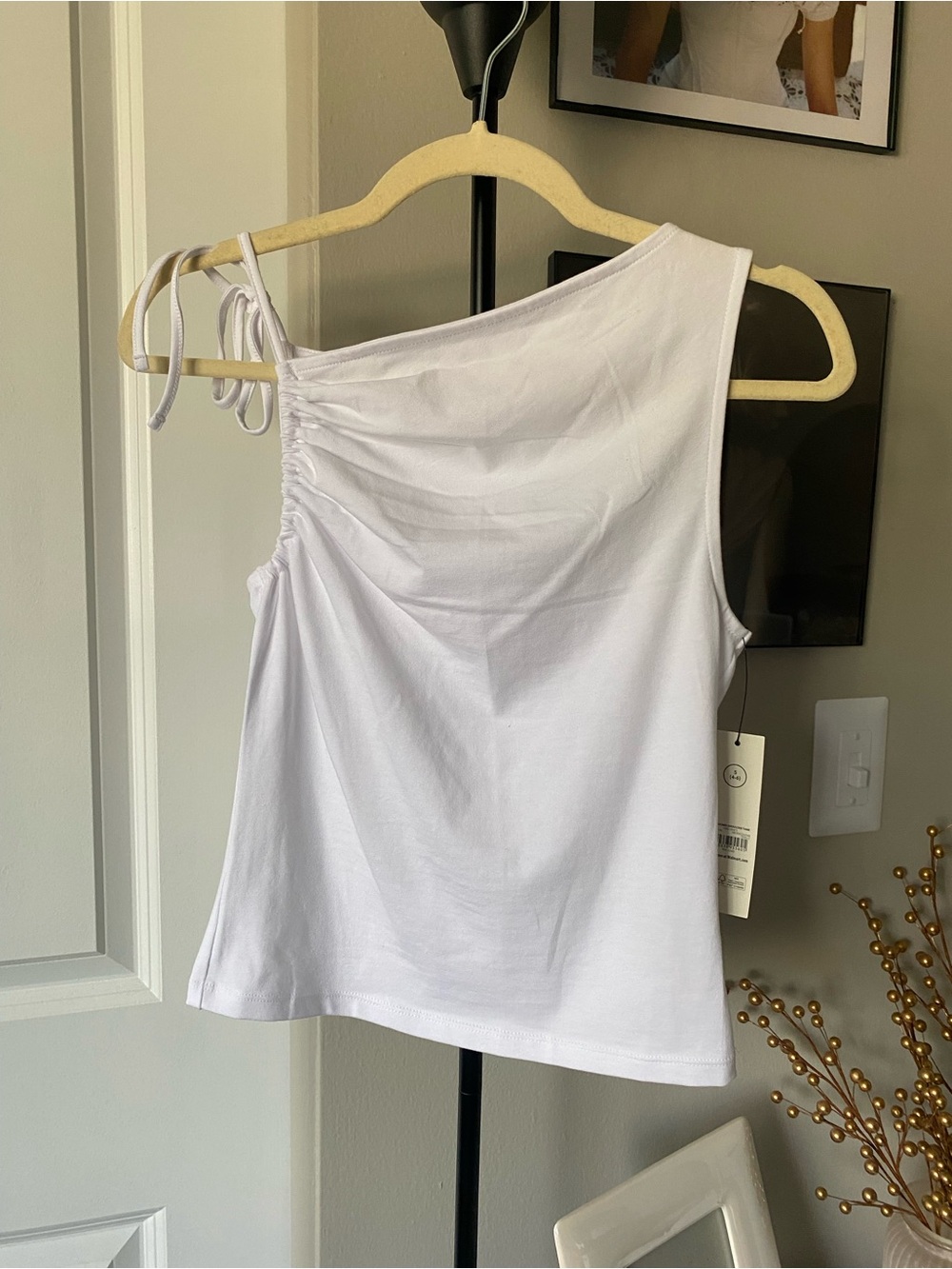 No Boundaries Asymmetrical Tank Top